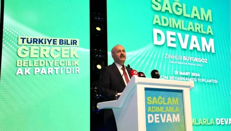 Cumhur İttifakı Gebze Belediye Başkan Adayı Zinnur Büyükgöz, Seçim Beyannamesini Açıkladı